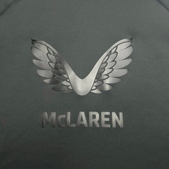 McLaren | Men | F1 Black Logo Stretch LS  Performance Hoodie | Sz Small - Picture 10 of 14